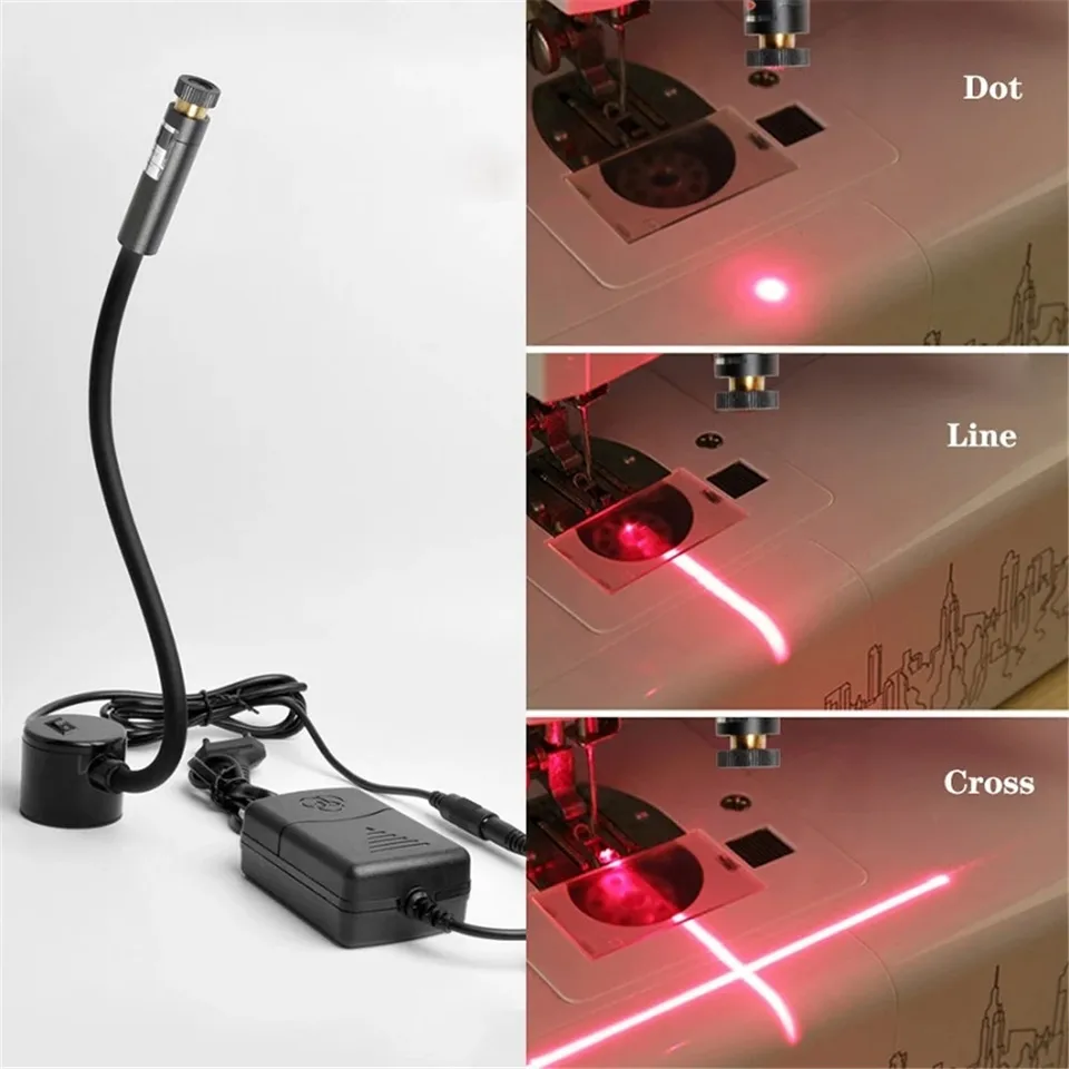 Predĺžené laserové svetlo polohy silikónového hadice s magnetickým základným šijacím príslušenstvom