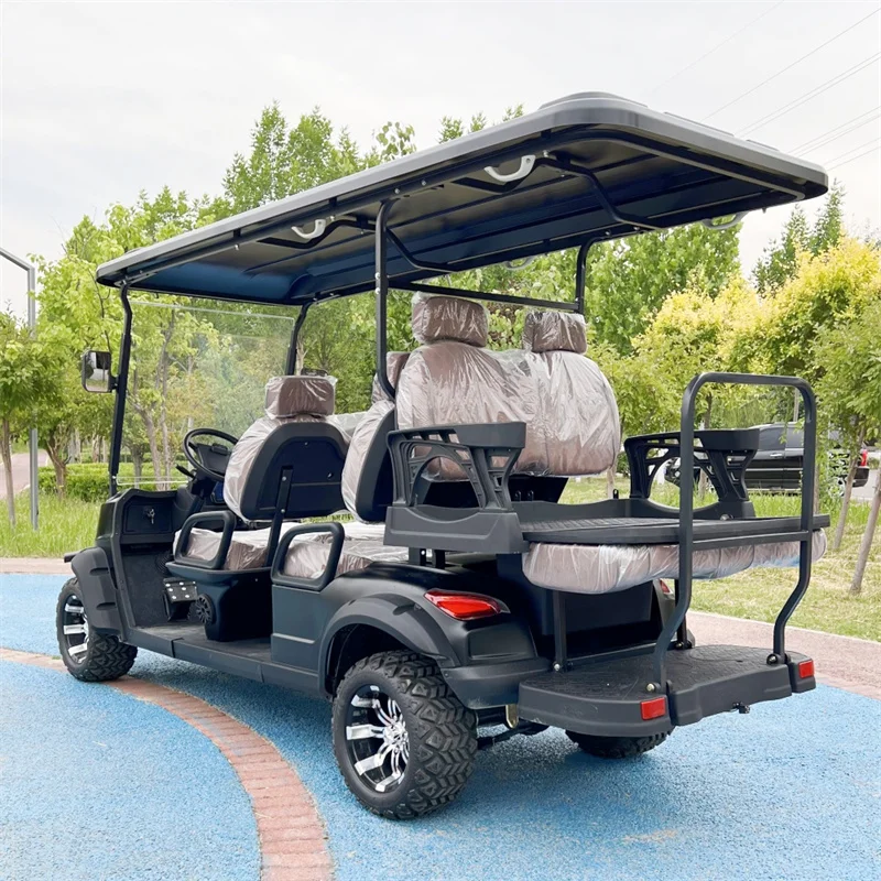 Prehliadka a cestovanie na golfovom ihrisku Mini stabilnejšie otáčanie 6 sedadiel rýchleho golfového vozíka Dune Dune Buggy