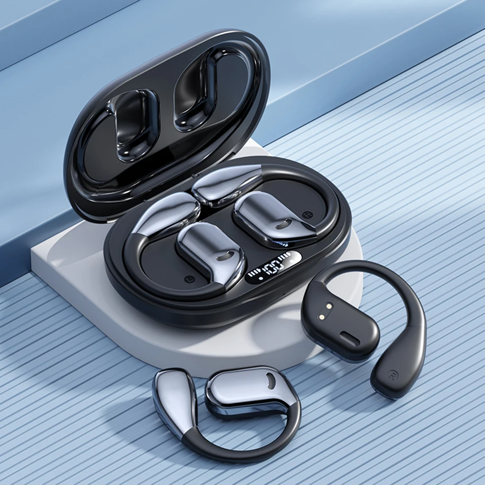 Prekladateľové slúchadlá Bluetooth kompatibilné 5.4 Obojsmerné slúchadlá v reálnom čase Dlhé prekladateľka batérie pre Android a iOS