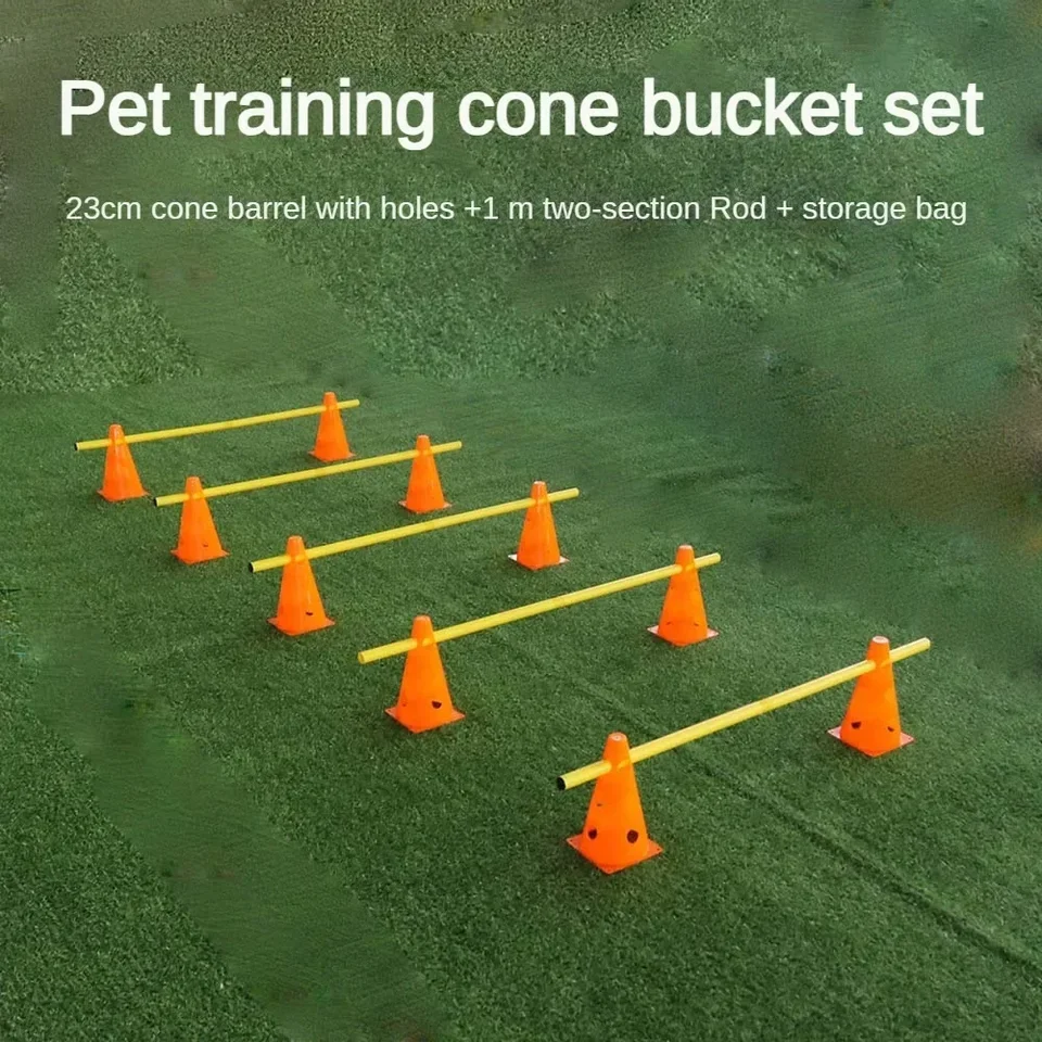 Prekážkové výcvikové vybavenie stanovené pre domáce zvieratá, výcvik agility, skákací bar, prekážky, výcvikové zariadenie pre psov, domáce zvieratá