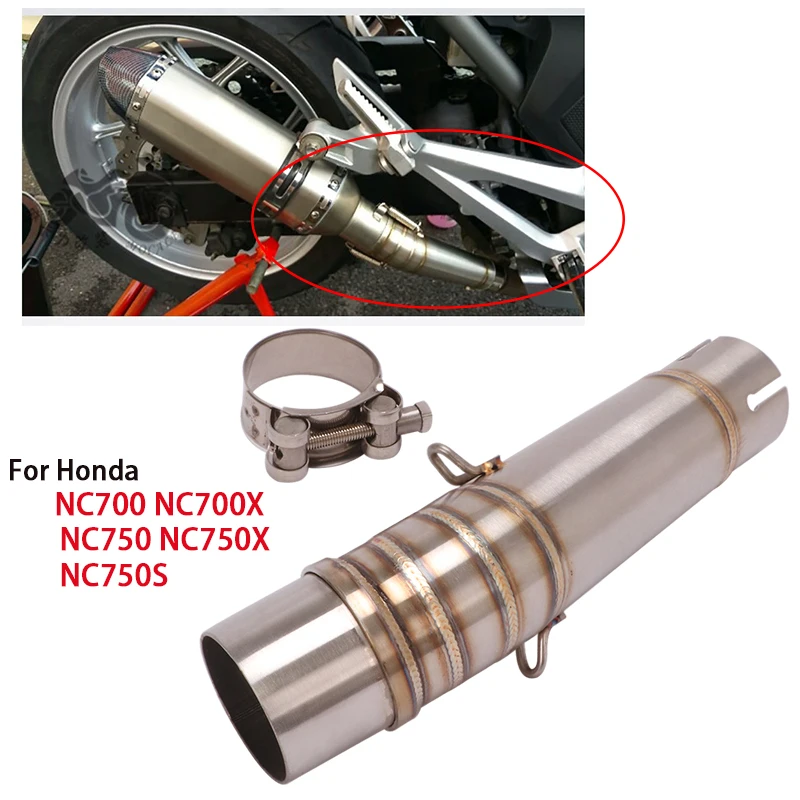 Prekĺznutie pre Honda NC700 NC700X NC750 NC750X NC750S 2012 - 2023 Motocykel výfuku Tuffler Middle Link Modified Escape Moto
