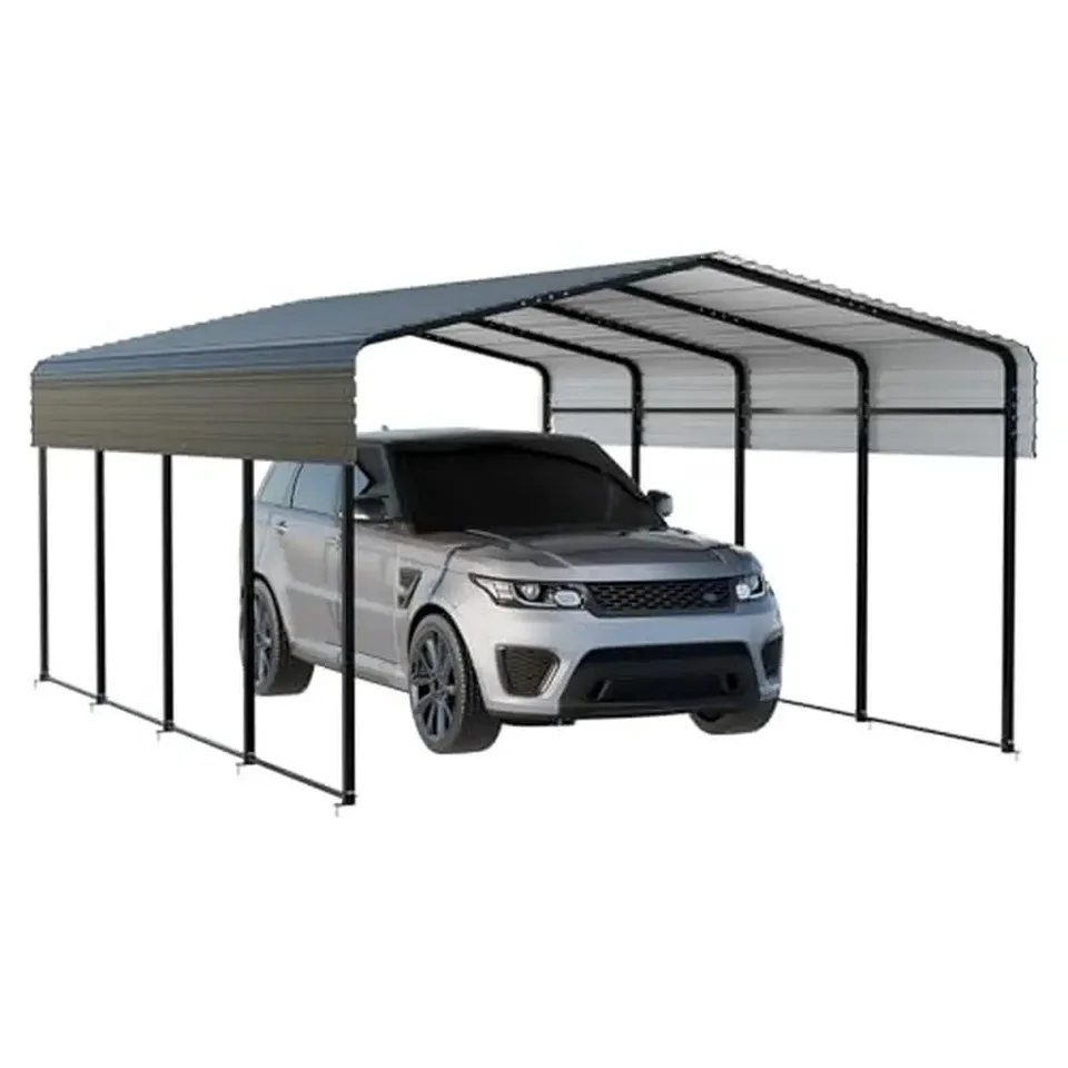 Premium galvanizované oceľové carport 13x20 stôp ťažkopádne prístrešie vozidlá nákladných automobilov pre lode Komerčné podujatia
