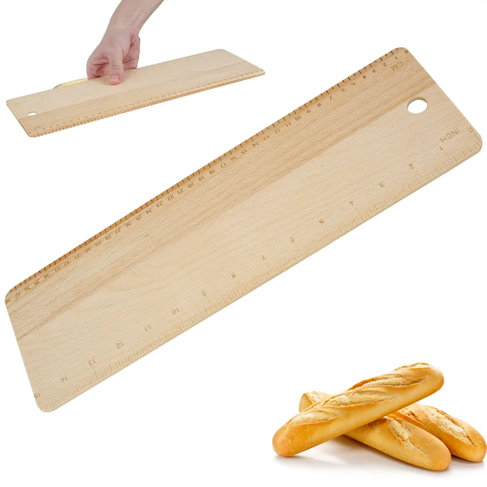 Prenos chleba Peel Bukový chlieb Flipping doska Závesný chlieb Peel francúzsky chlieb Bakeware pre francúzske pečenie chleba