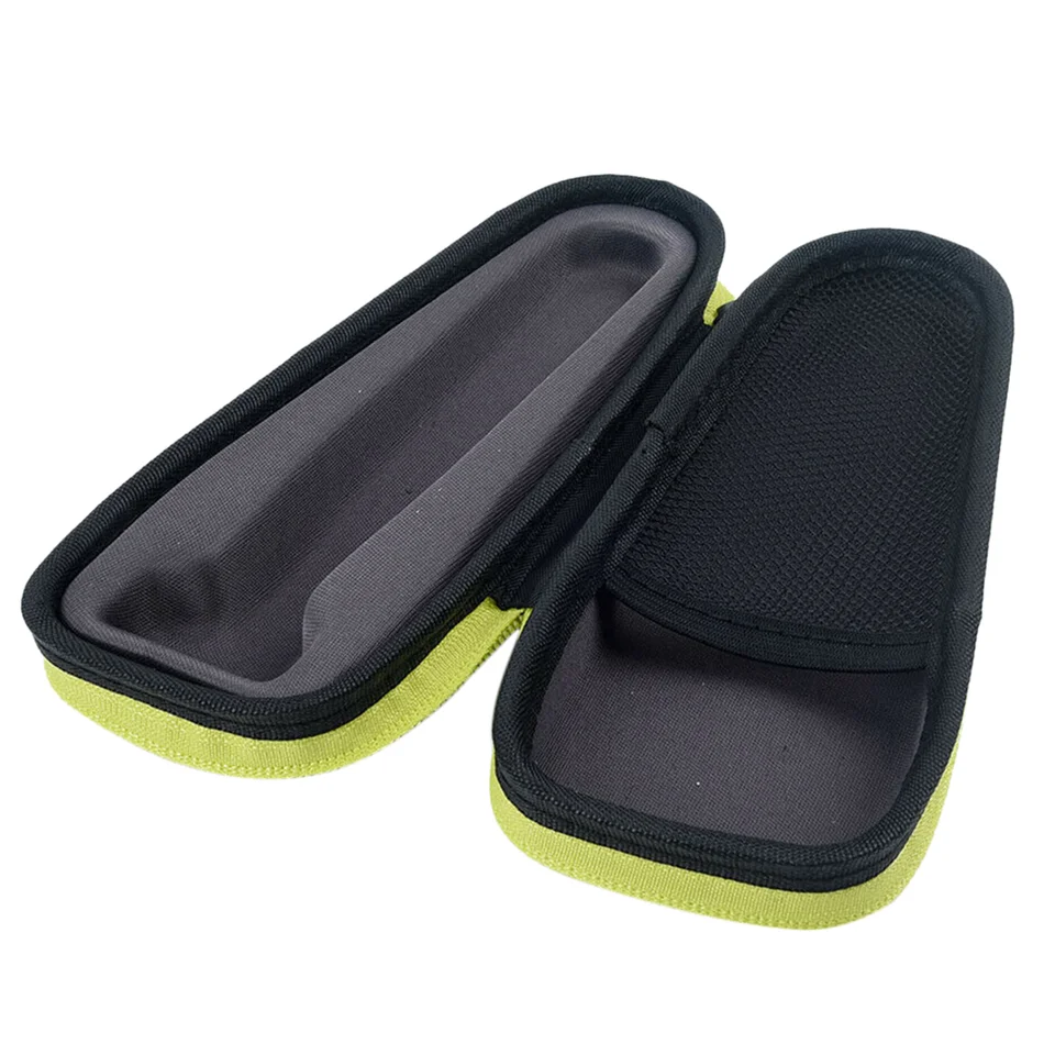 Prenosná britvá taška na holiaci strojček Ochranné prepravné puzdro cestovné brada Razor Bag (čierna)