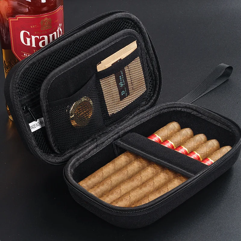 Prenosná cestovná puzdro Cigar Cestov Eva Storage Bag pre fajčenie doplnkov tabakové potrubné náradie Cool gadget pre mužov