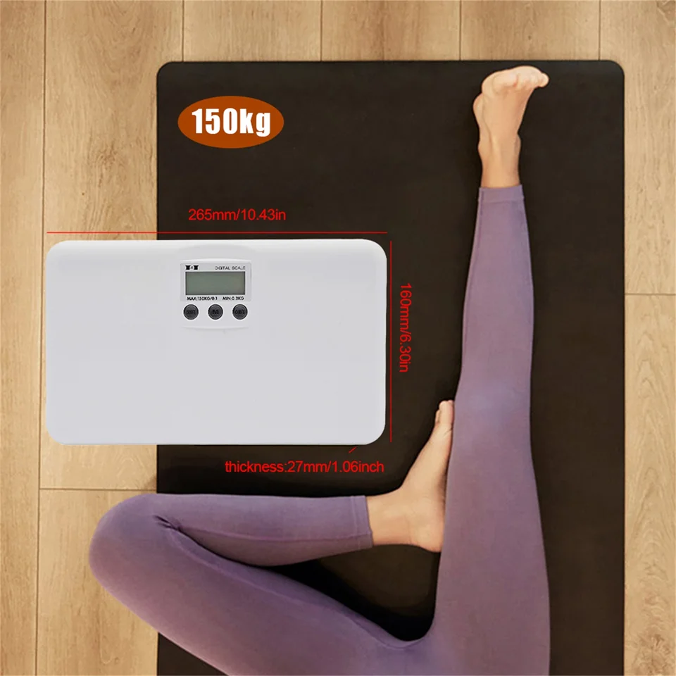 Prenosná digitálna PET stupnica LCD elektronická mačka psov hmotnosť 150 kg prenosná presná presná ľahko použiteľná multifunkčná