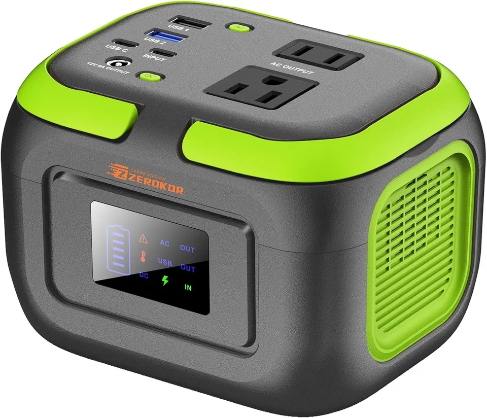Prenosná elektrická stanica Prenosná generátor prenosné napájacie balíček s externou lítiovou batériou na výstupe s vstupom USB C Vstupom USB C