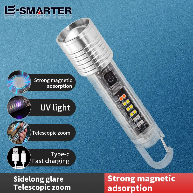 Prenosná LED silné svetlo baterka