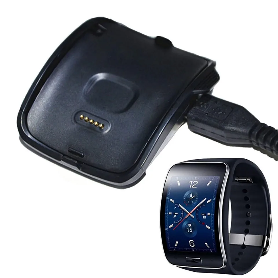 Prenosná nabíjačka Dock a USB kábel pre inteligentné hodinky Samsung Galaxy Gear S SM-R750