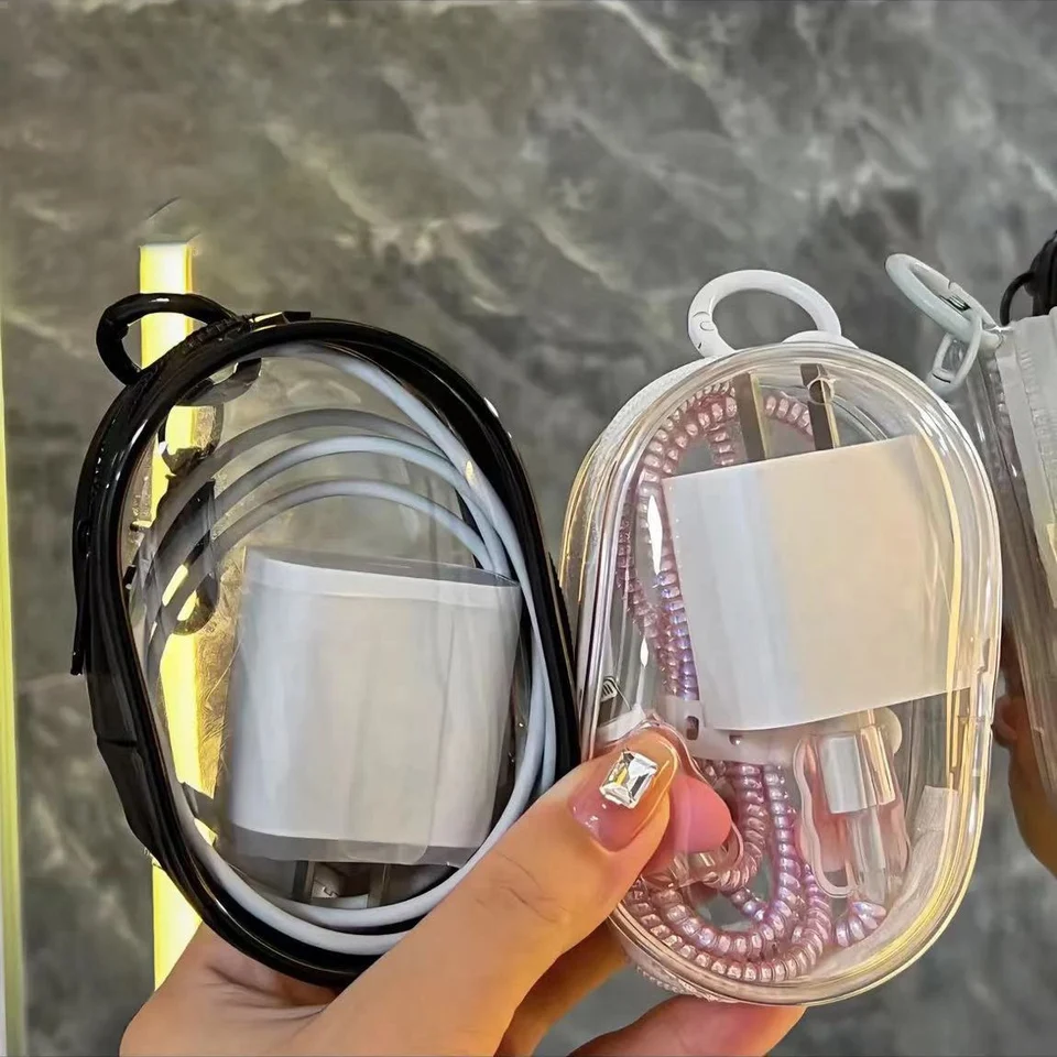 Prenosná priehľadná skladovacia taška Keychain odoláva prachovité hračke pre bábiky Cesta