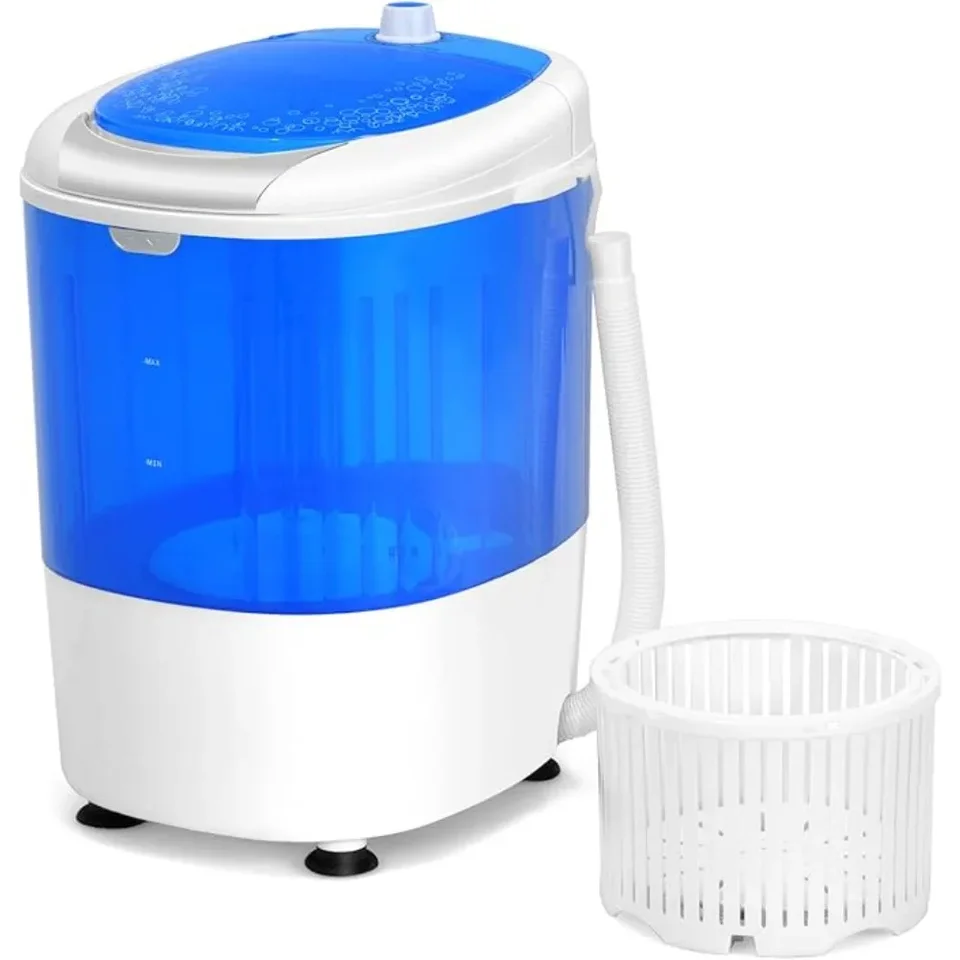 Prenosná práčka poloautomatická kompaktná práčovňa s kapacitou 5,5 libier Mini Washher a Spinner Combo Combo