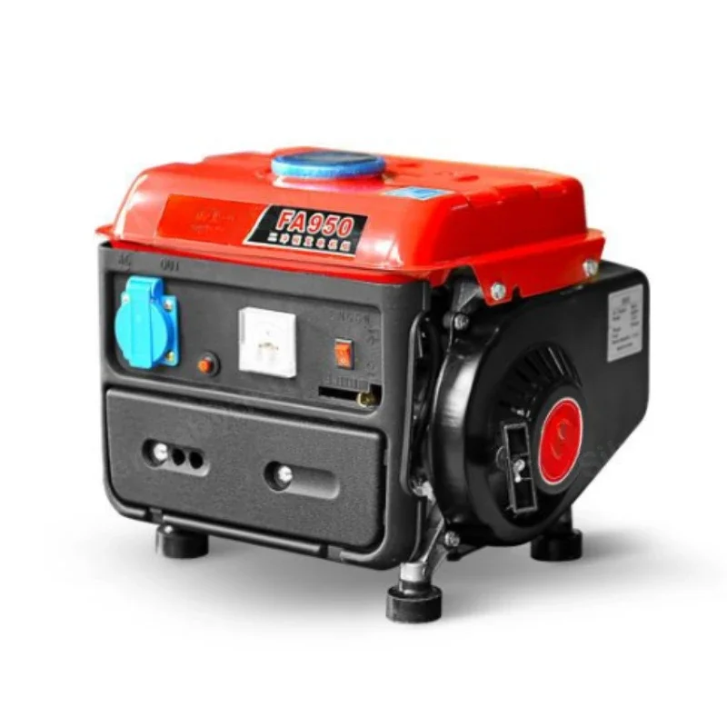 Prenosná príručka pre prenosnú domácnosť malý benzínový generátor 600W