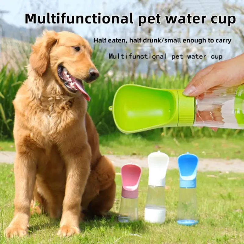 Prenosná psová voda fľaša na mačku Potraviny Pet Hoted Voda Cup Container pre malé veľké psie cestovanie chôdze šteňa labrodor piť misu