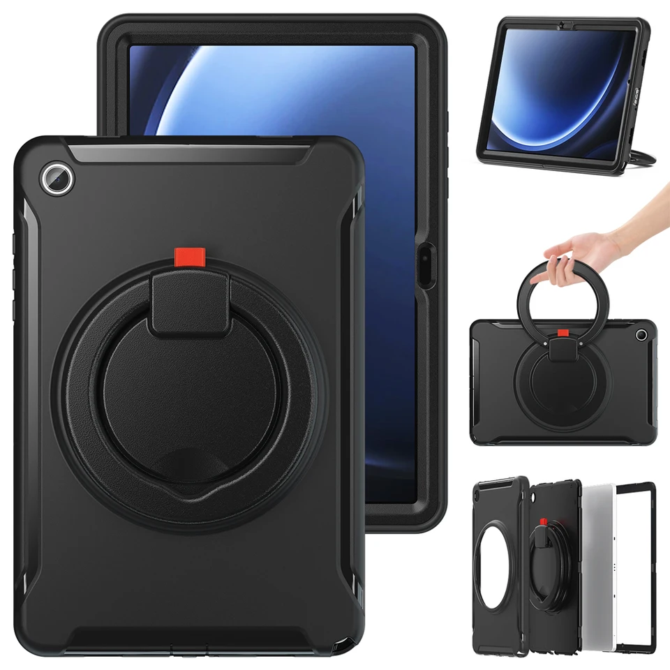 Prenosná rotujúca puzdro pre tab A9 Plus A9+ Tablet X110 X216 X210 X215 Cover Fundas TPU PC SHEL