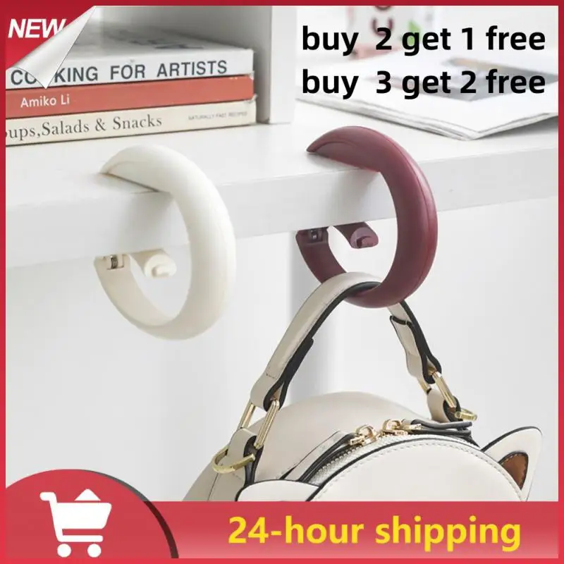 Prenosná skladacia taška Hook Hacker Table Cape Bag Hook Wall Držiteľ držiak Ženy Organizátor Organizátor Office Desk Side Hook Homestora