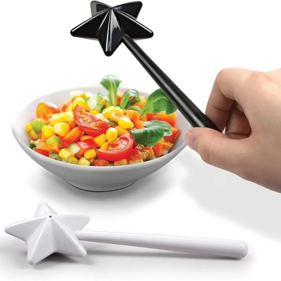 Prenosná slaná paprika Regilble Magical Star Wand Spice Dispenser Sezet Shaker Set Kuchyňa a stravovanie BBQ Dodávky