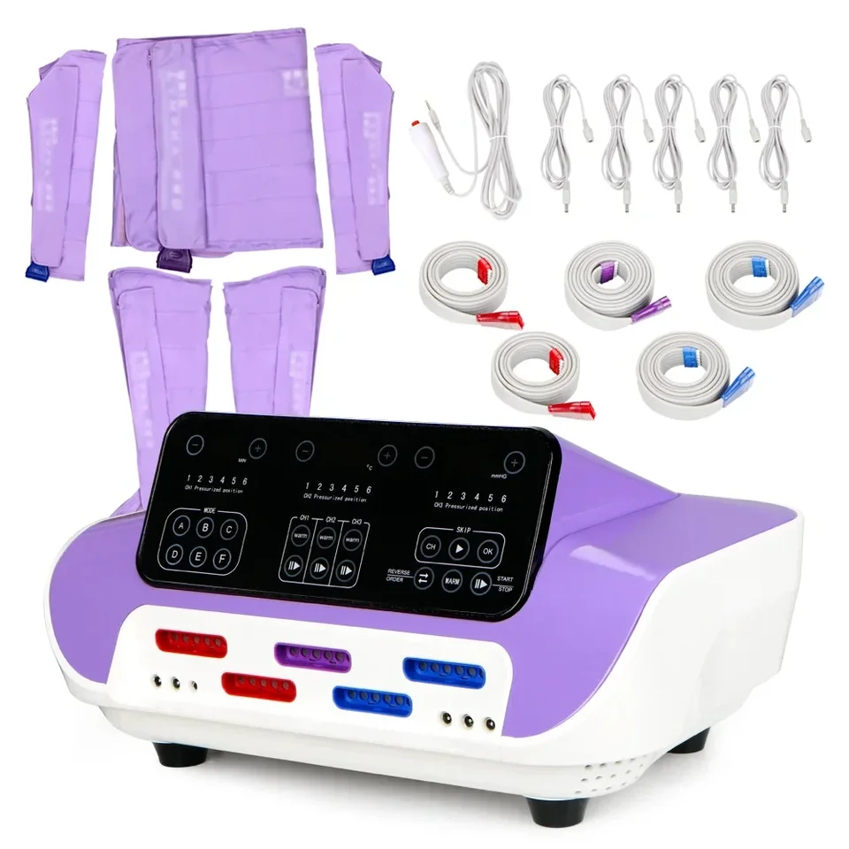 Prenosná tlachoterapia Air New Tech Body Slimming Professional Zdravé tlachoterapia Lymfa detox Zariadenie 2024
