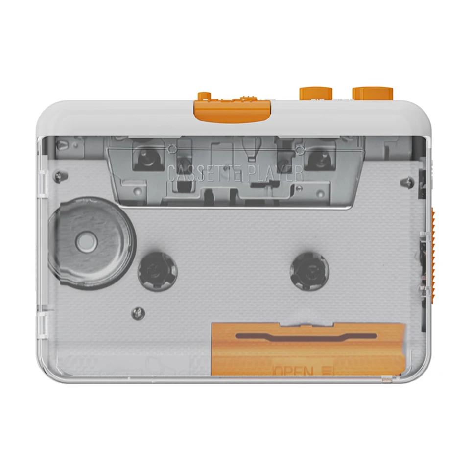 Prenosná USB Tape Player Convert Casettes na MP3/CDS USB Cassettes Compatibility s notebookmi a počítačmi
