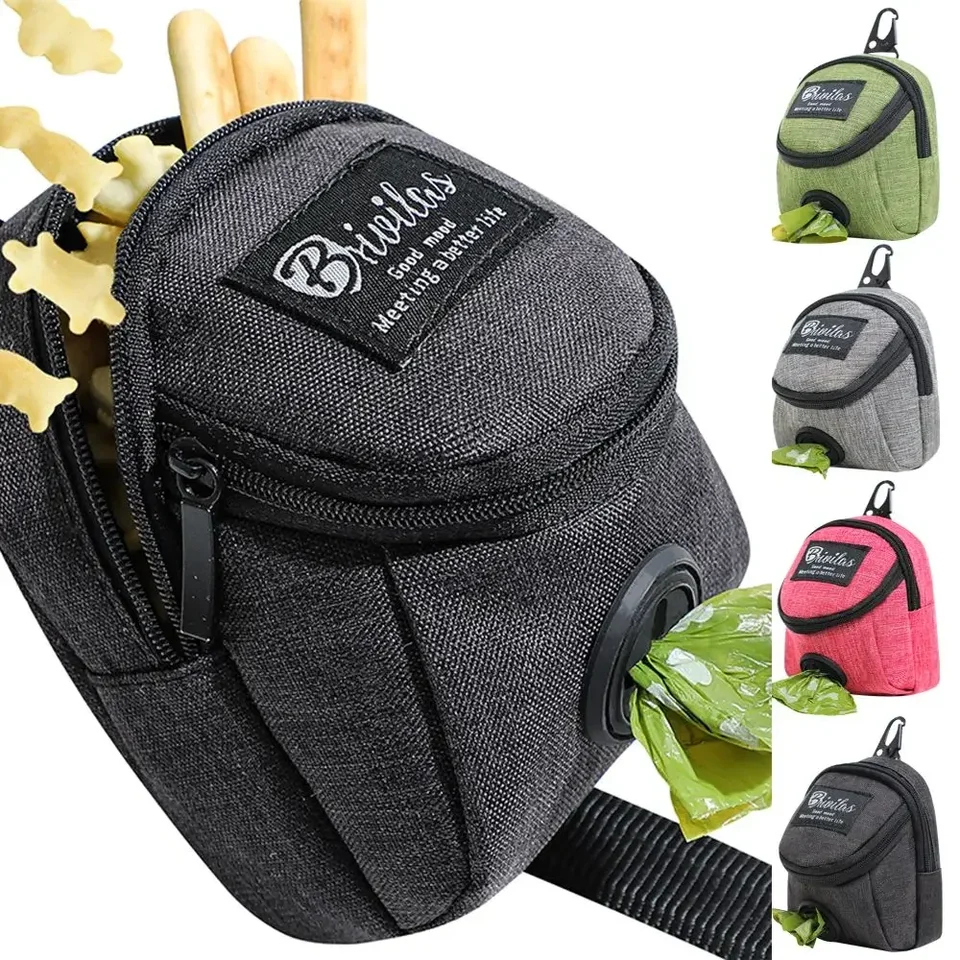 Prenosná výcviková taška na výcvik vrecka Outdoor Pet Dog Snack odmeňte pasáž psie hovno vrecko DispenSer Pet Pet Adsessory
