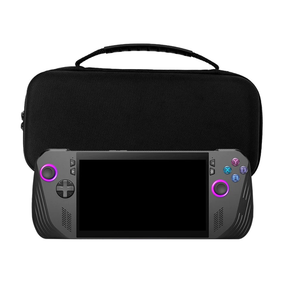 Prenosná úložná taška proti škrabaniu tvrdé puzdro s nárazom s príslušenstvom s vreckom pre hernú konzolu ASUS ROG Ally X/ROG