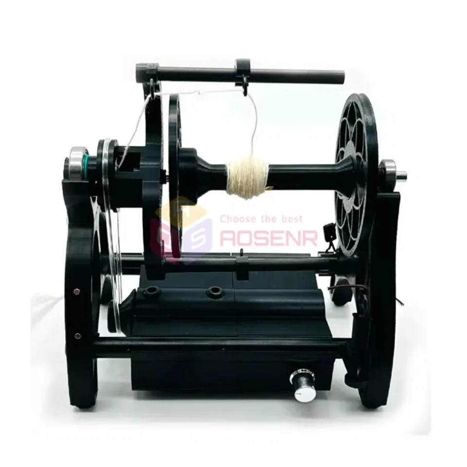Prenosné 12 V elektrické mini rotujúce koleso Small Wool Spinning Domáce vlákniny Spinning kolies