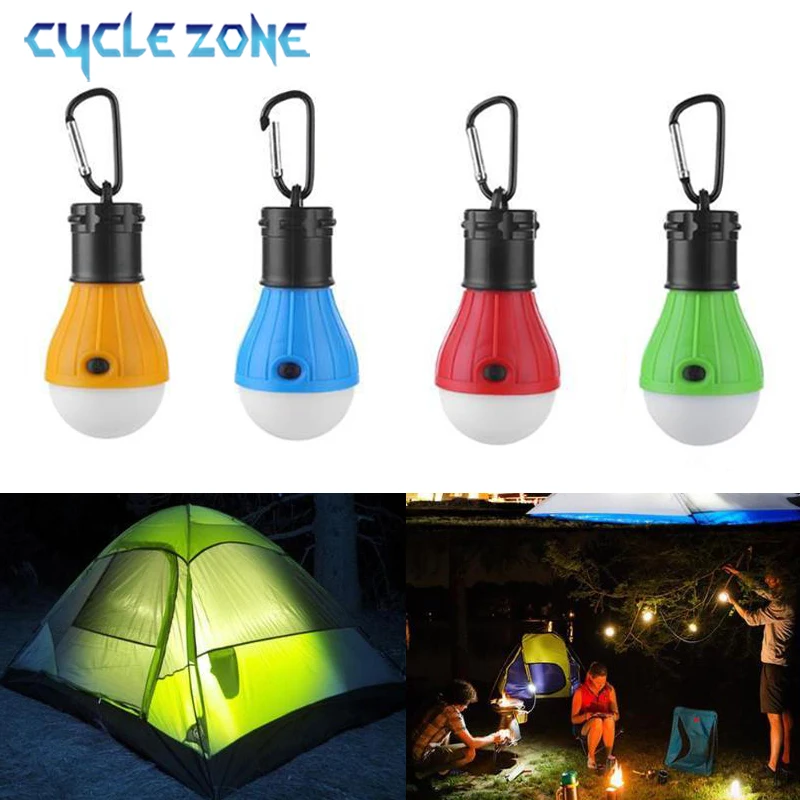 Prenosné kempingové svetlo Mini LED žiarovka Núdzová lampa 3 osvetľovacie režimy vonkajšie nočné pracovné svetlá stanový lampa s háčikmi