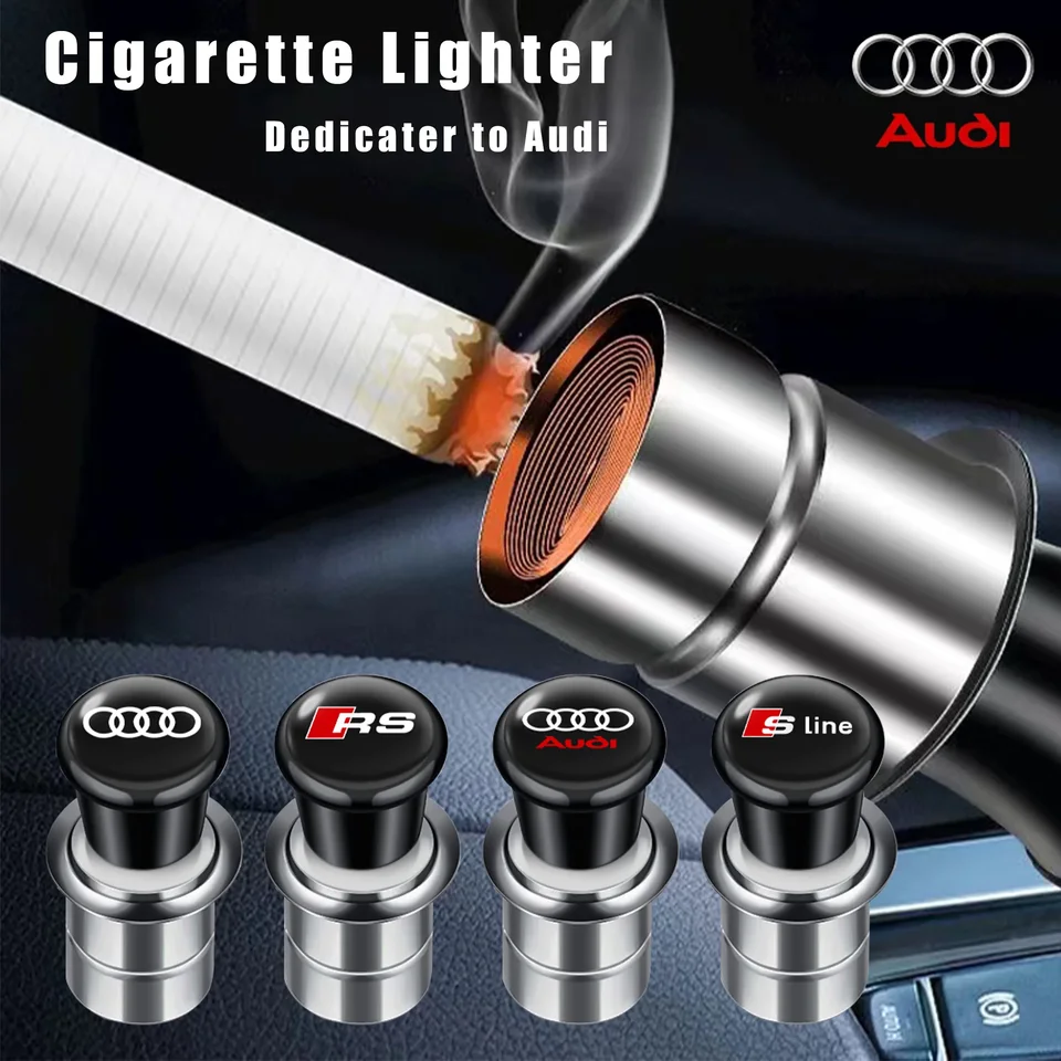 Prenosné prenosné cigarety Zapaľovač Auto odznak cigariet pre zapaľovač cigarie