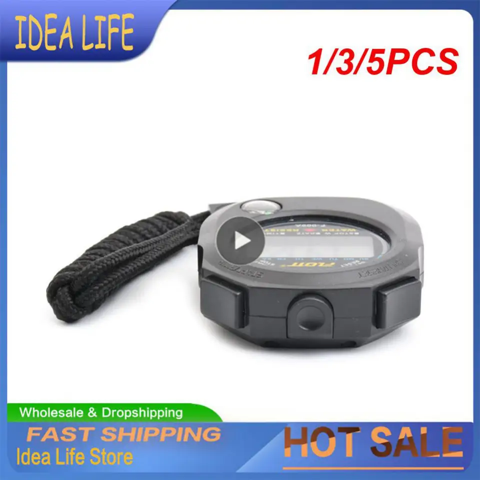 Prenosné stopky digitálny chronograf časovač Professional Track and Field Plave Sudca Timer Stopwatch