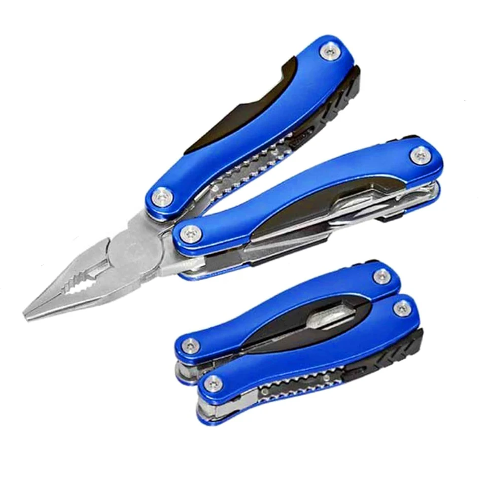 Prenosné vreckové kliešte s viacerými nástrojmi Drôt Stripper skladací nôž Kliešt Outdoor Camping Multitool skladacie multifunkčné ručné náradie