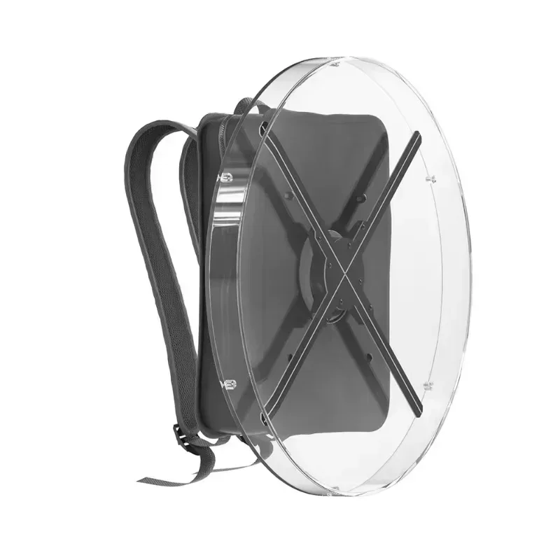 Prenosný 3D hologram ventilátorový batoh nový dizajn reklamné vybavenie 3D Holographic Display Projector