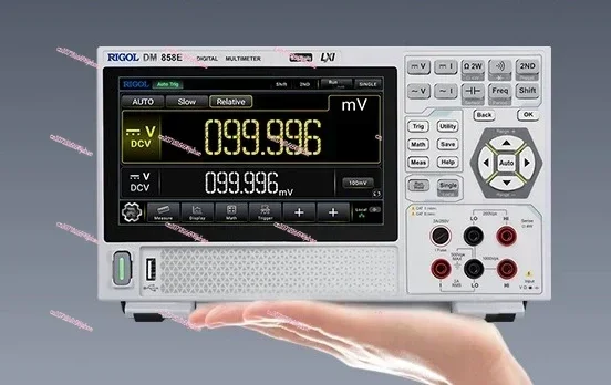 [Prenosný a ľahko testovateľný] Puyuan DM858E Multimeter DM858 prenosný päťdruhový dotykový digitálny merač digitálnych metrov