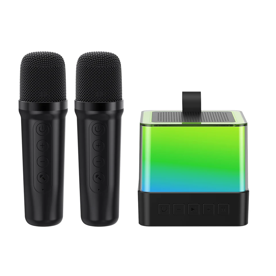 Prenosný bezdrôtový reproduktor Bluetooth-kompatibilný 5.3 s bezdrôtovým mikrofónom reproduktorom karaoke Singing Darček pre deti dospelých