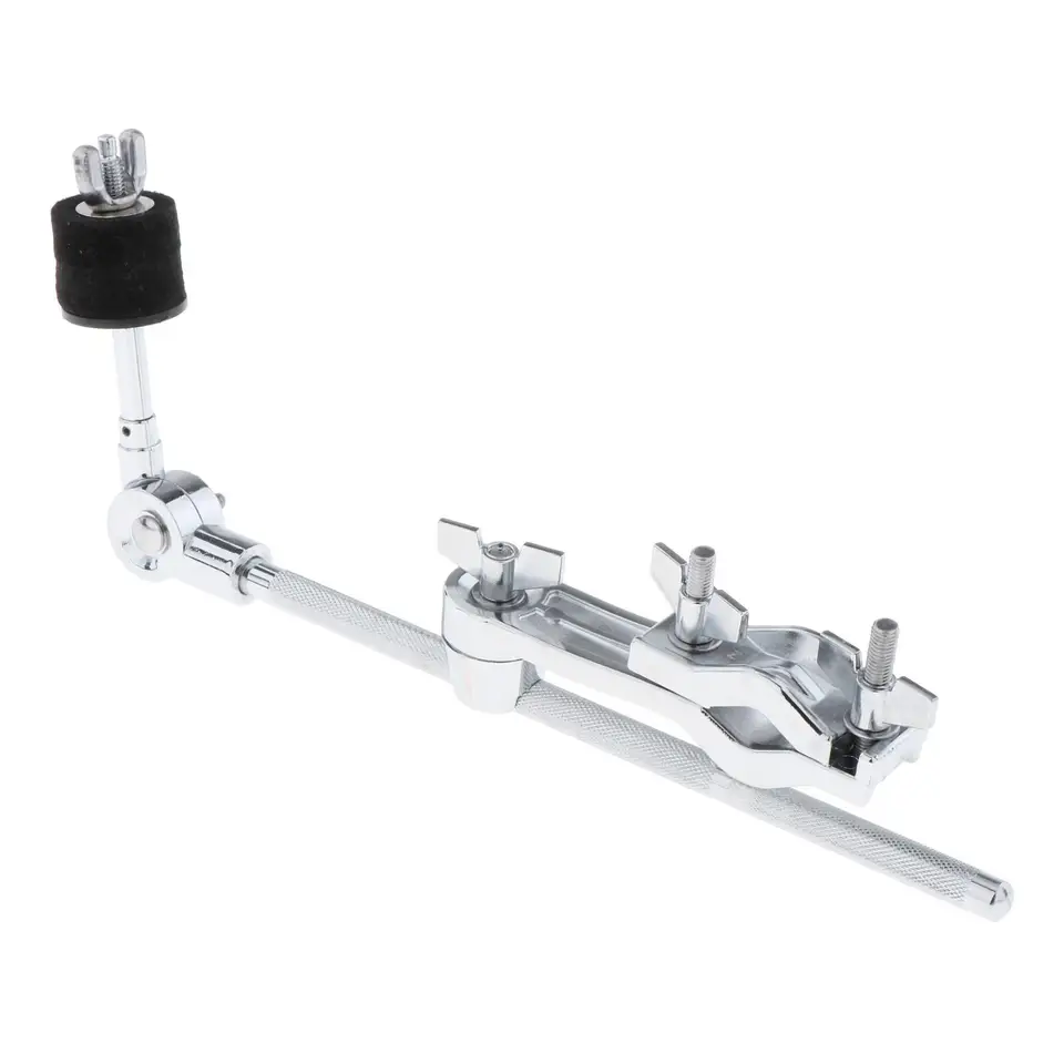 Prenosný bubon Cymbal Arm nastaviteľný praktický nástroj Handbell Cowbell Clamper Perkussion Pank INDEL