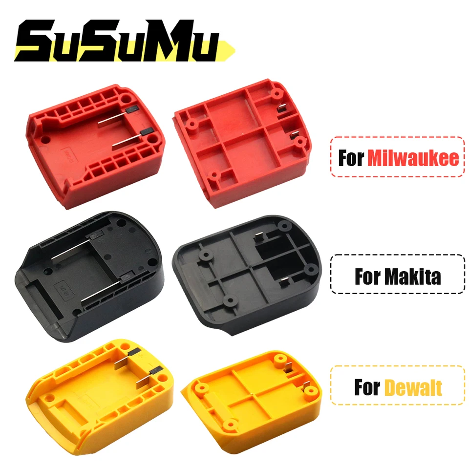 Prenosný DIY Adapter Converter Base nabíjanie hlavy pre Makita pre Dewalt pre Milwaukee 18V Littium Battery Connector