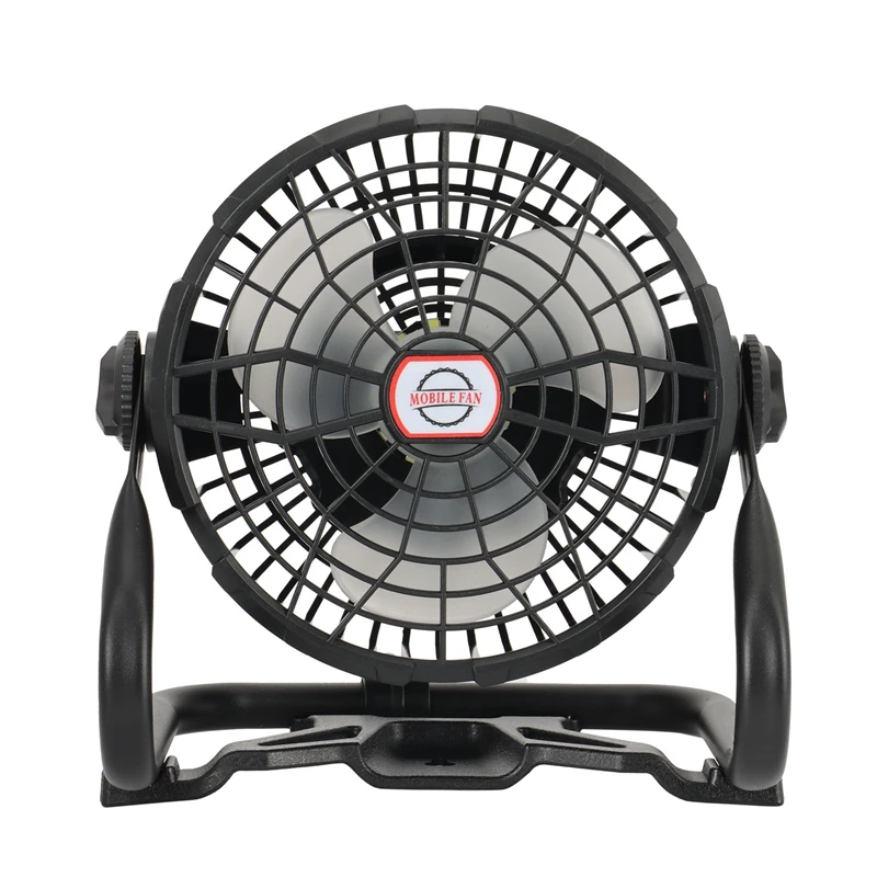 Prenosný domáci kemp Stropný stôl ventilátor LED svetlo USB nabíjateľný ventilátor