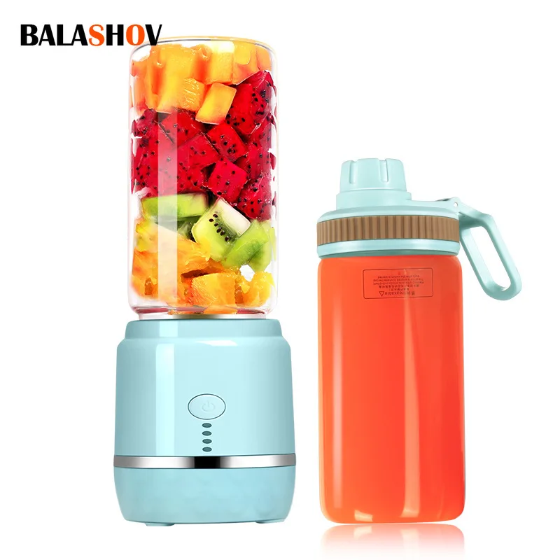 Prenosný elektrický ovocný odšťavovač bezdrôtovo USB Nabíjateľné 6 čepelí Mini mixér Multifunkčný letný smoothie mixérový stroj