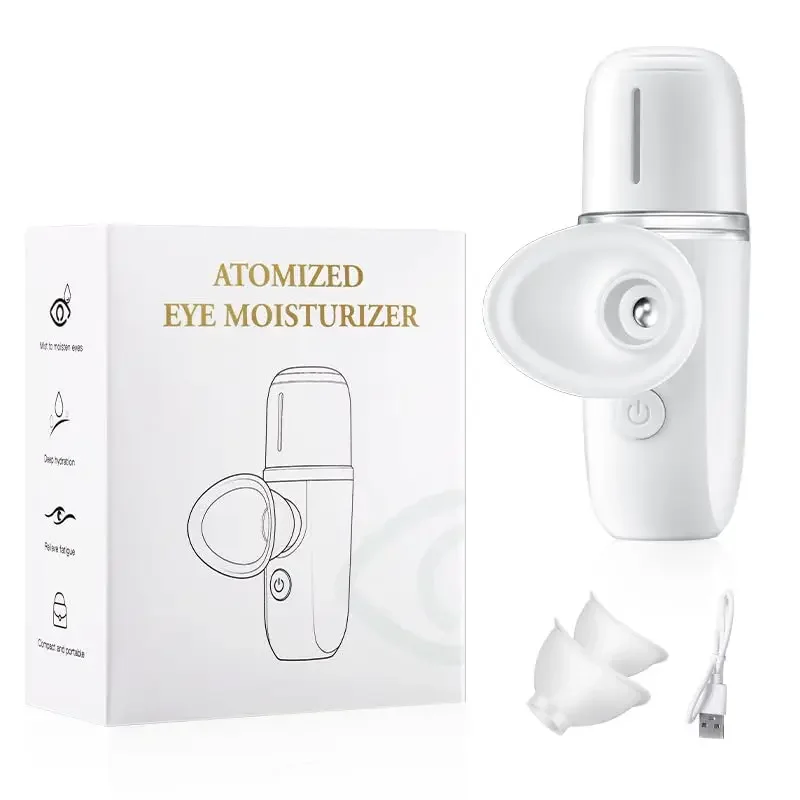 Prenosný hydratácia očí, nano hmla Warm and Cool Eye zvlhčovač, zmierňuje únavové riasy Sprayer Nebulizer stroj