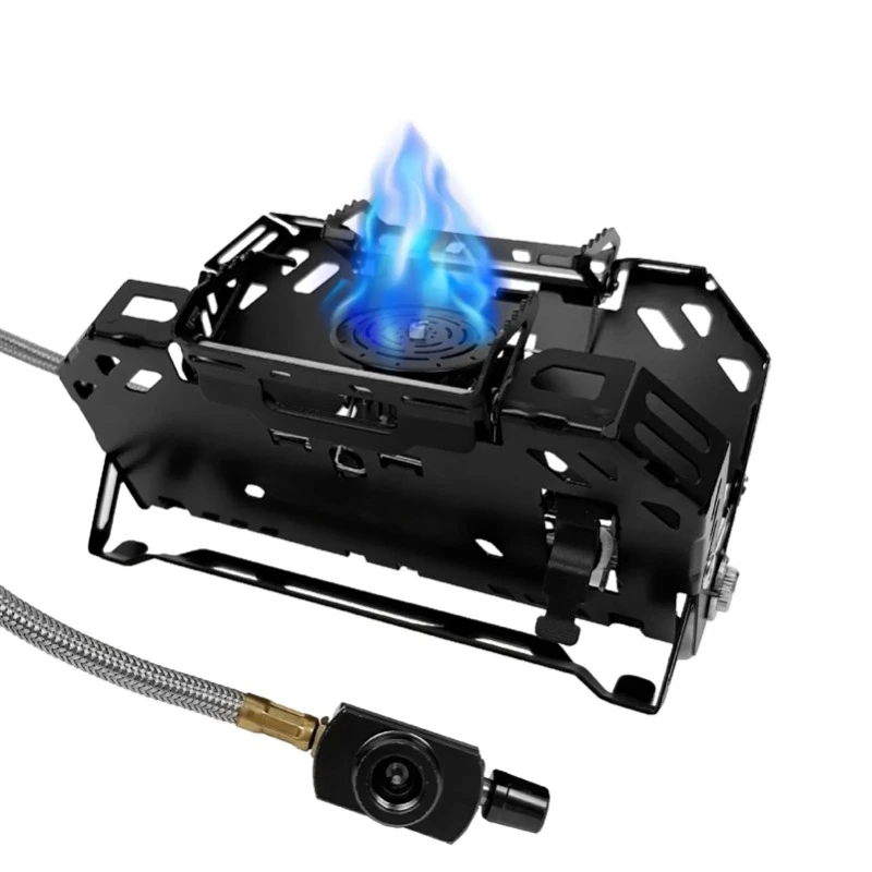 Prenosný kempingový kachle Burner Skladateľný horák na burinu, kachle 400 W ľahký batohový kachle s prepravou puzdra