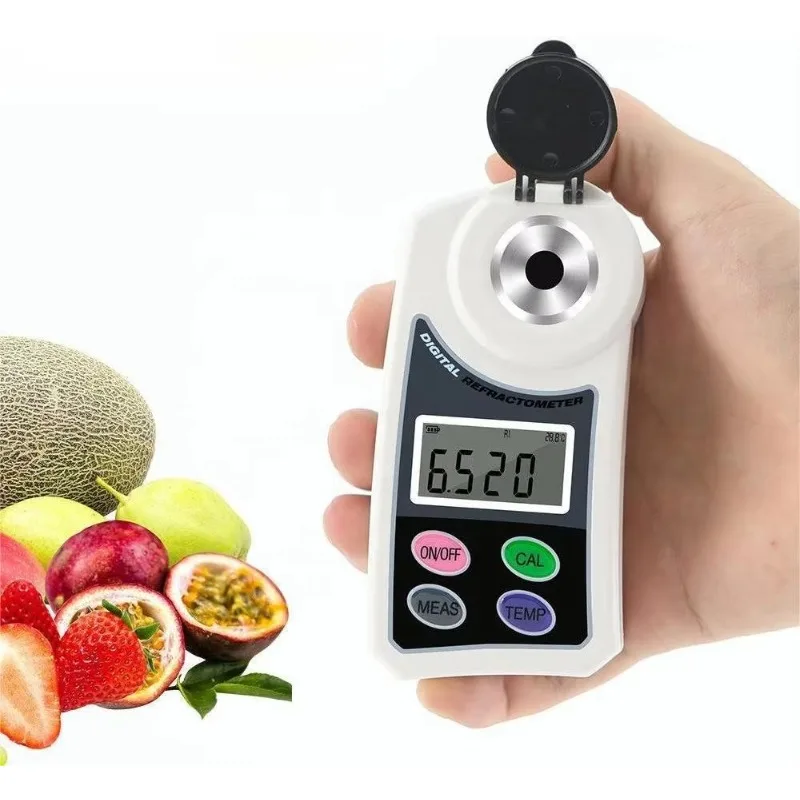 Prenosný LCD Digital Brix Meter Nabíjateľný cukor sachcharometrie na meranie obsahu tekutého obsahu ovocného nápoj