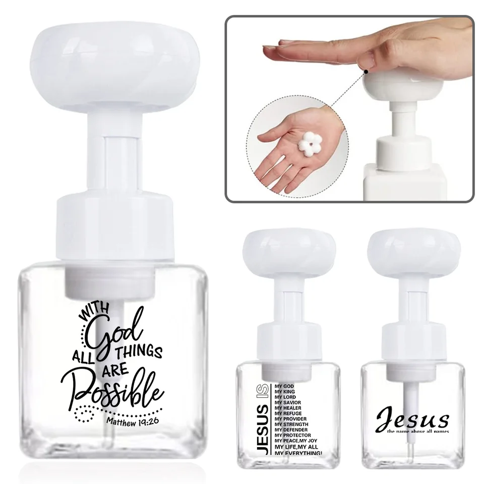 Prenosný lisovací kvetinový penový fľašový lotion Lotion Liquid Mousse Mousse Bubble Nanyka