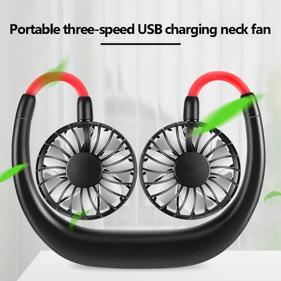 Prenosný malý chladiaci ventilátor 1200 mAh USB Desktop Brck ventilátor s nízkym hlukom Nabíjateľný pohodlný na nosenie do kancelárie domácej školy