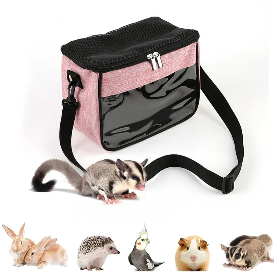 Prenosný malý maznáčik Parrot Parrot Nosič vták Cesta klietka morčatá taška na prasa škrečok potkan veveričky Sugar Glider Bunny pre zvieracie ľahká váha