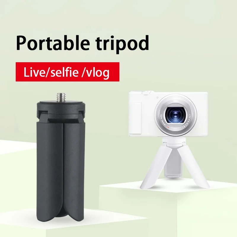Prenosný mini stolný statív stánok stolný statív so 4,1 palcovými skrutkami pre fotoaparát Video Vlog Record Live Ring Light Phone Gimbal