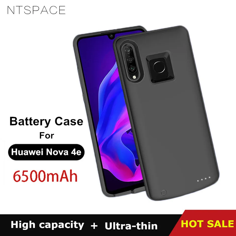 Prenosný nabíjací kryt pre Huawei P30 Lite Nova 4e Nova4e Puzdro