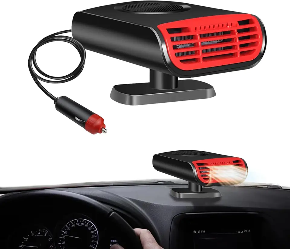 Prenosný ohrievač ventilátora chladiča automobilu 2 v 1 chladiacich vykurovacích automobilov Dormister