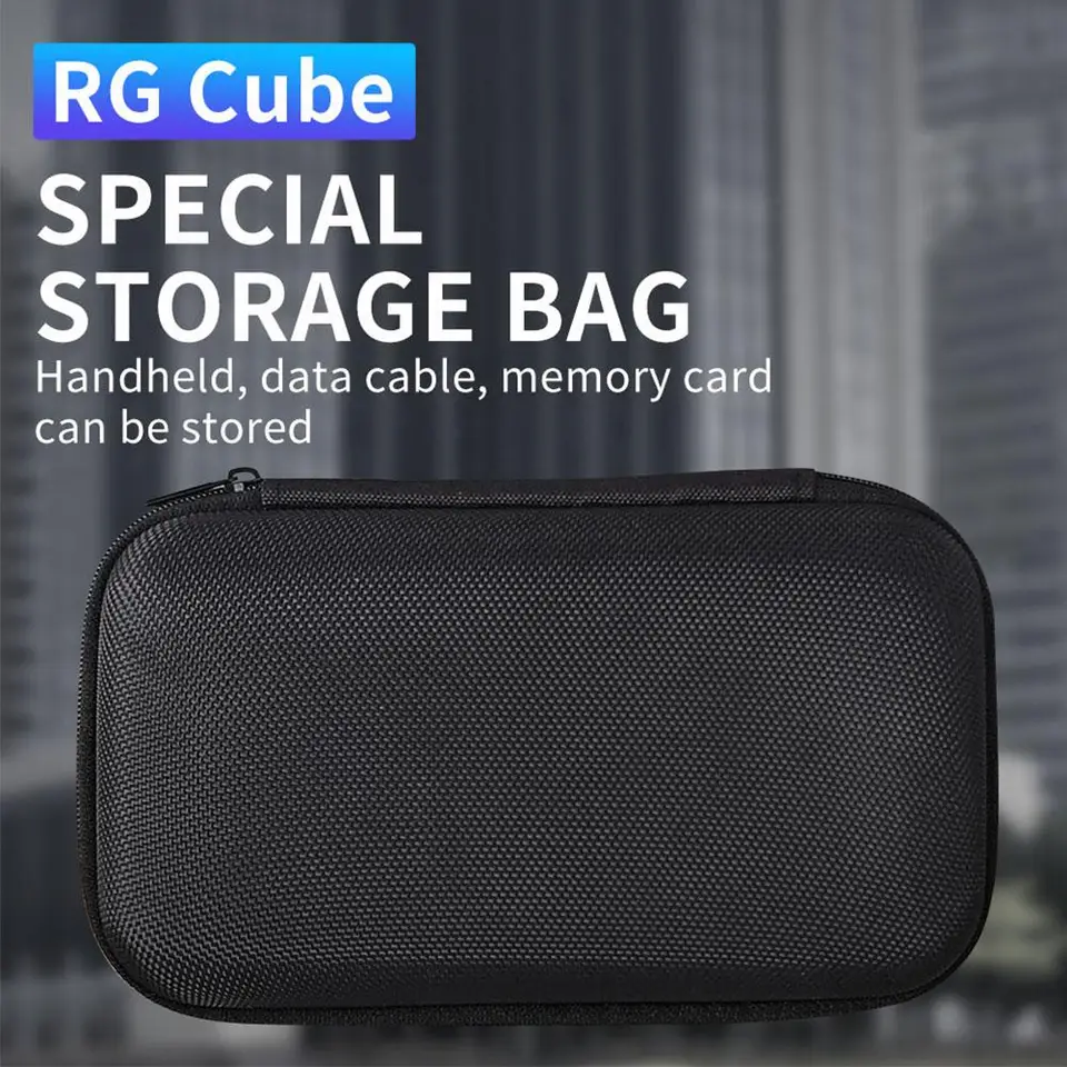 Prenosný puzdro na prepravu pre Anbernic RG Cube Game Console Ochranné puzdro Storage Bag so zipsom zabudovaným v mäkkej podšívke