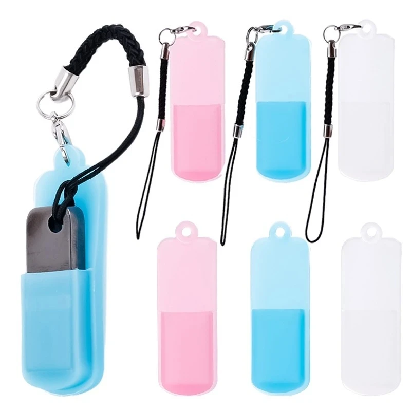 Prenosný silikón USB flash pamäťový disk chránený kryt s krízovým vodotesným micro USB Stick Ochranné puzdro 50*18*7 mm
