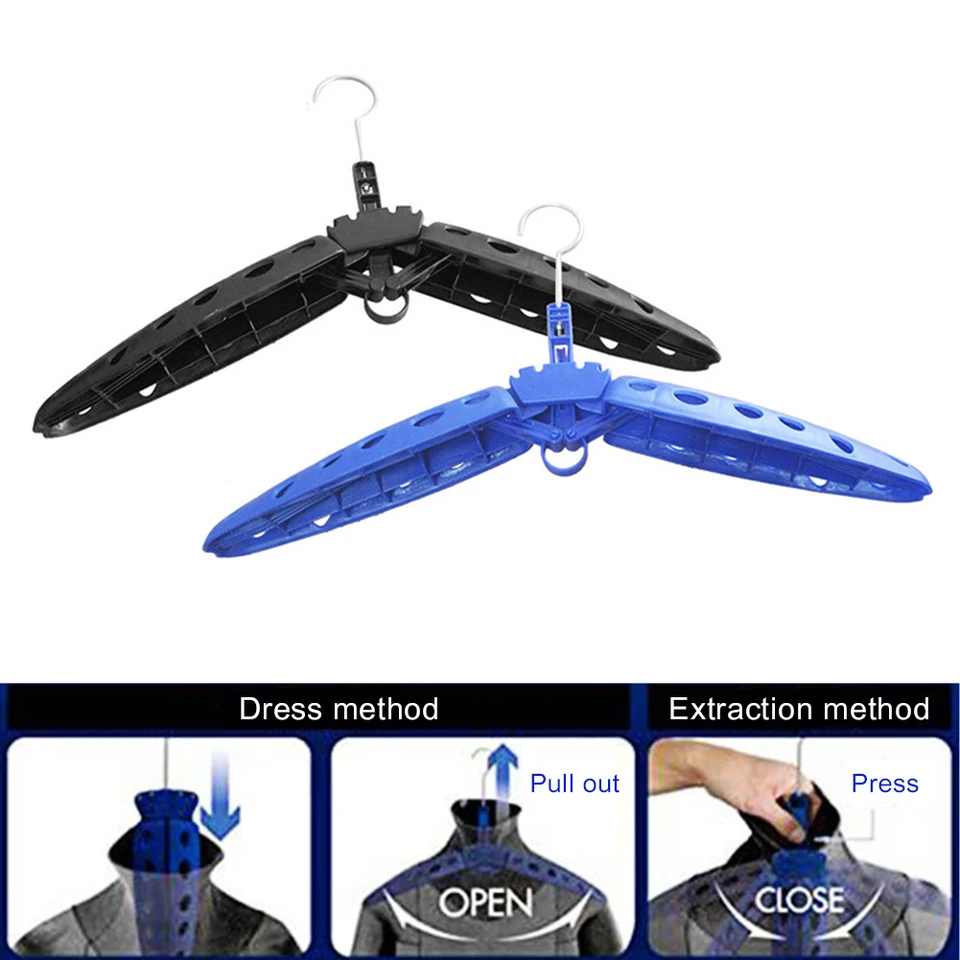 Prenosný skladací neoprénový vešiak potápanie surfovanie Drysuit Outdoor Cestujte plavky stojan na plavky Zhruba surfovací potápačský stojan