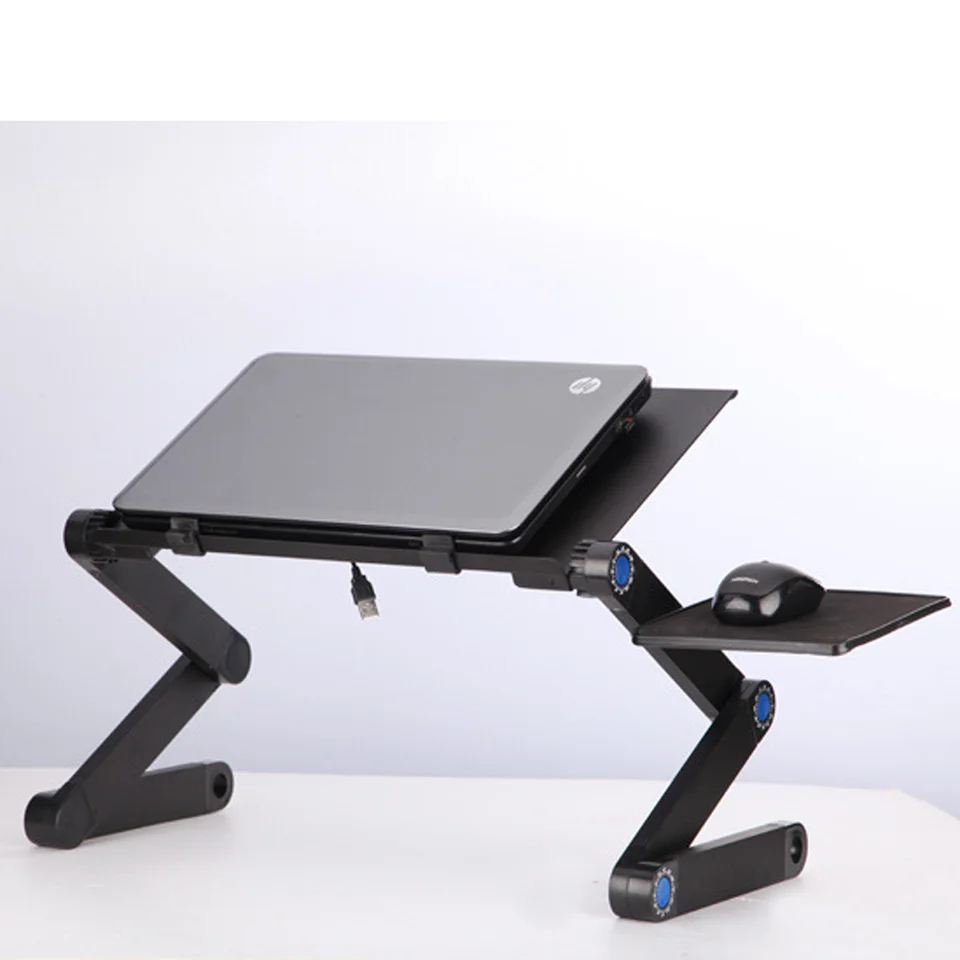Prenosný stôl pre držiak na držiak na laptop Stock Sto stojany na nohy hliníkovú zliatinu stojaci