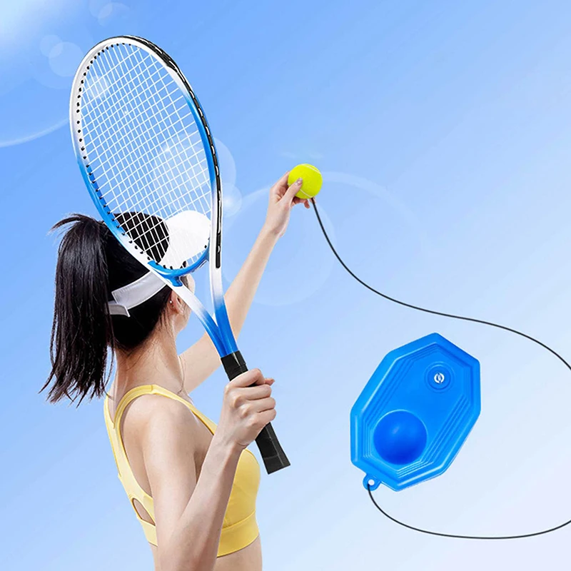 Prenosný sólový tenisový tréner rekord tenisový loptičku s strunom lano self tenis tréningový tréningový nástroj pre dospelých pre deti začiatočníci
